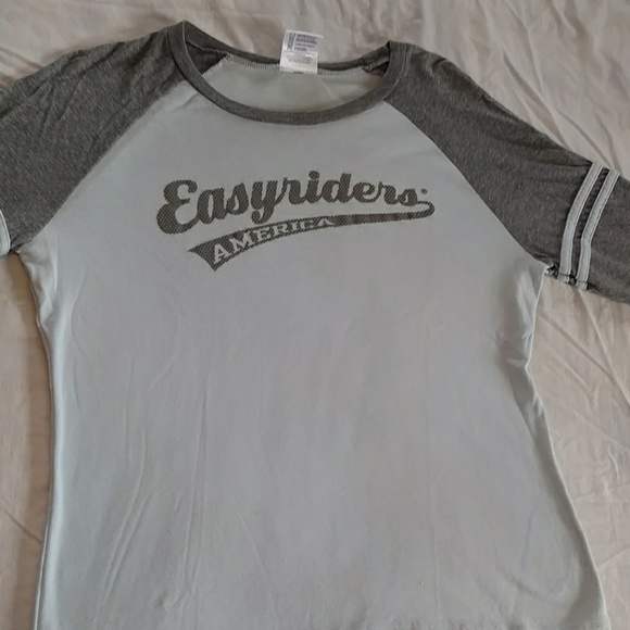 southern steel Tops - Easy Rider 3/4 length sleeve t-shirt